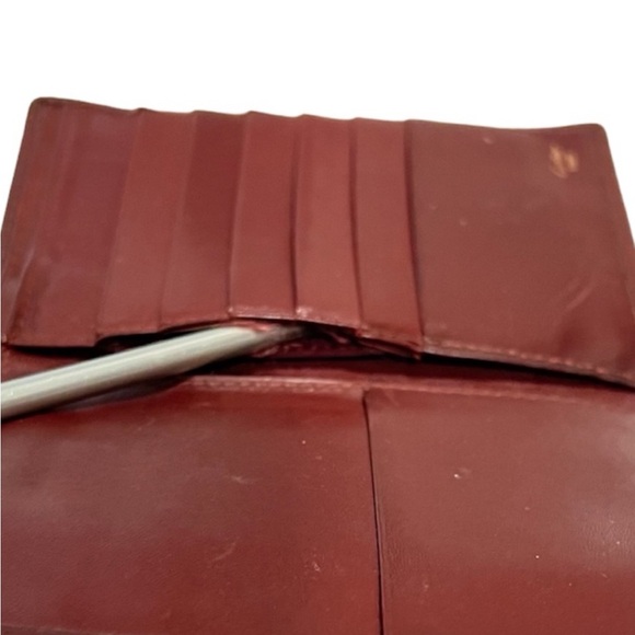 Vintage Cartier Leather Burgundy Wallet - Picture 8 of 8